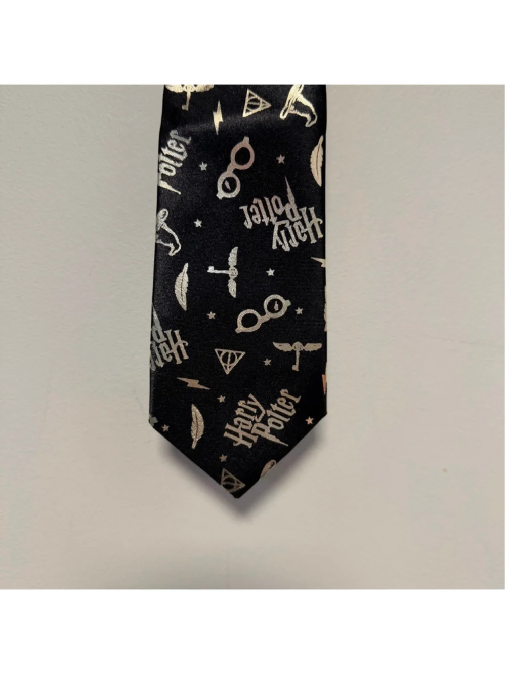 Harry Potter Wizarding World Black Gold Tie One Size Kids